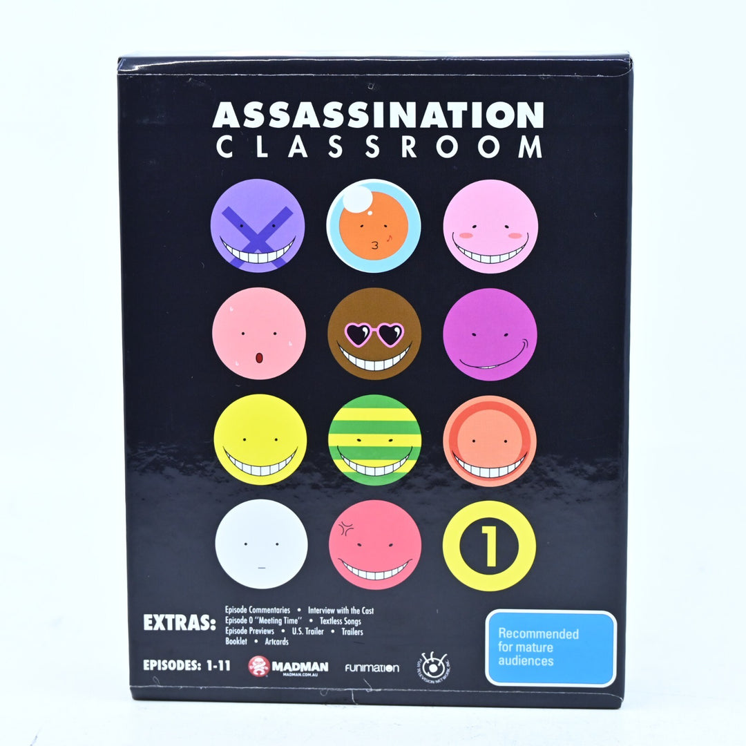 Assassination Classroom Season 1 - Anime Blu-Ray Box Set - Region B - FREE POST!