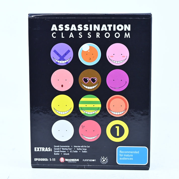 Assassination Classroom Season 1 - Anime Blu-Ray Box Set - Region B - FREE POST!