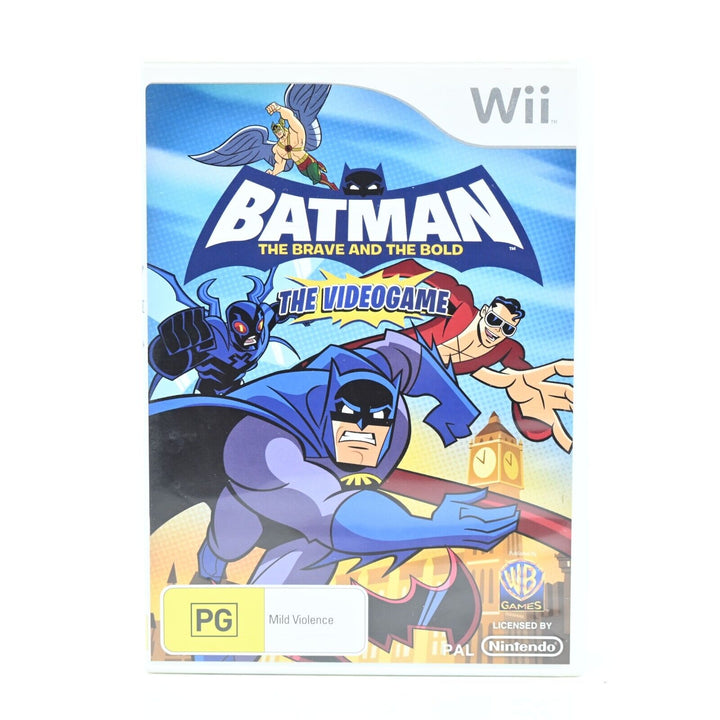 Batman: The Brave And The Bold - Nintendo Wii Game + Manual - PAL - MINT DISC!