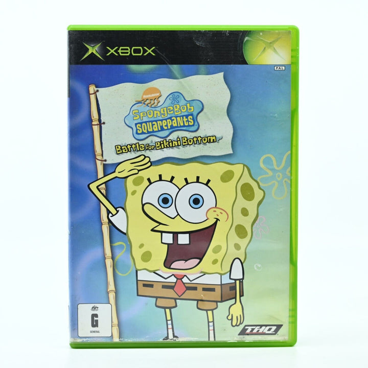 SpongeBob SquarePants: Battle for Bikini Bottom - NO MANUAL - Original Xbox Game