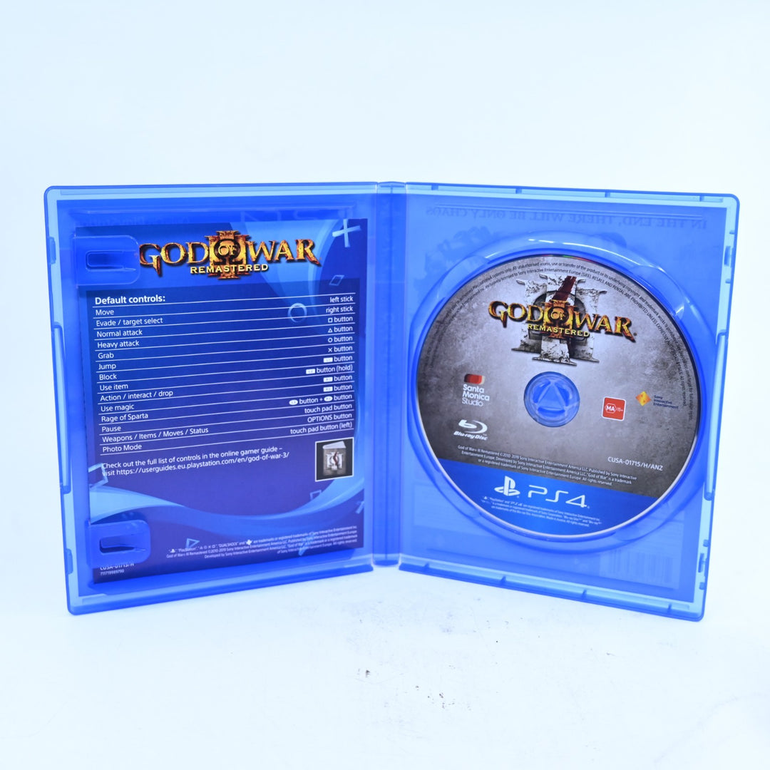 God of War III 3: Remastered - Sony Playstation 4 / PS4 Game - FREE POST!