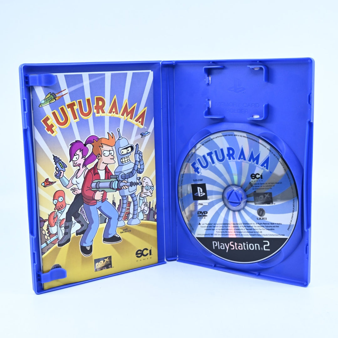 Futurama - Sony Playstation 2 / PS2 Game + Manual - PAL - MINT DISC!