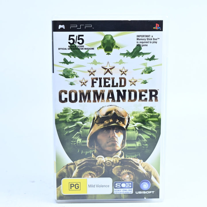 Field Commander - Sony PSP Game + Manual - FREE POST!