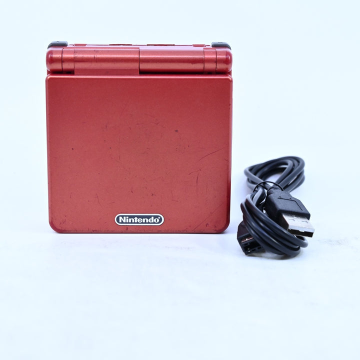 Flame Red - AGS-001(AUS) - Nintendo Gameboy Advance / GBA SP Console