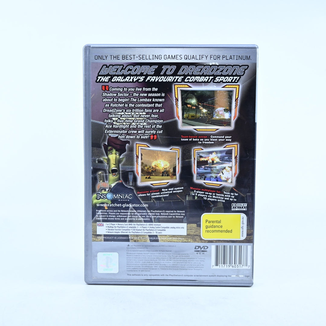 Ratchet Gladiator - Sony Playstation 2 / PS2 Game - No Manual - PAL - MINT DISC!