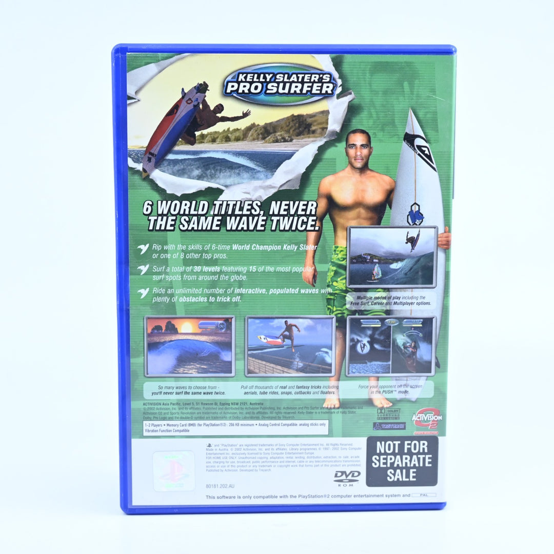 Kelly Slater's Pro Surfer  - Sony Playstation 2 / PS2 Game + Manual - PAL