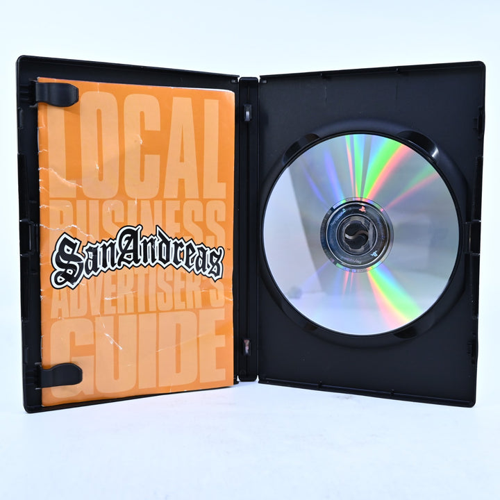 Grand Theft Auto: San Andreas - Sony Playstation 2 / PS2 Game + Manual - PAL