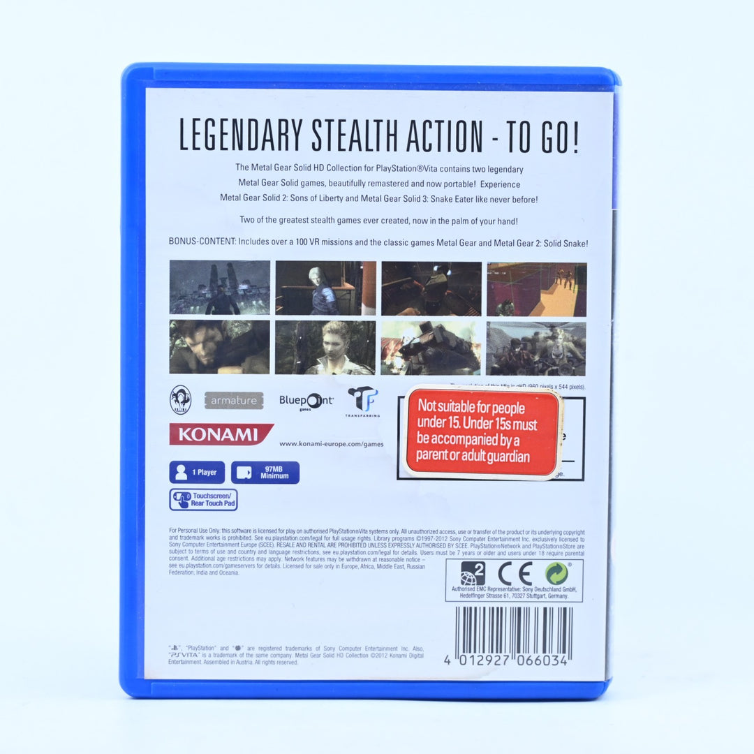 Metal Gear Solid HD Collection - Sony PS Vita Game - FREE POST!
