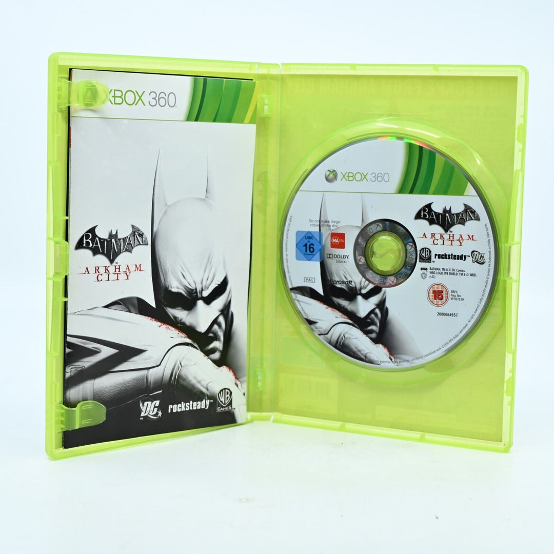 Batman Arkham City - Xbox 360 Game + Manual - PAL - MINT DISC!