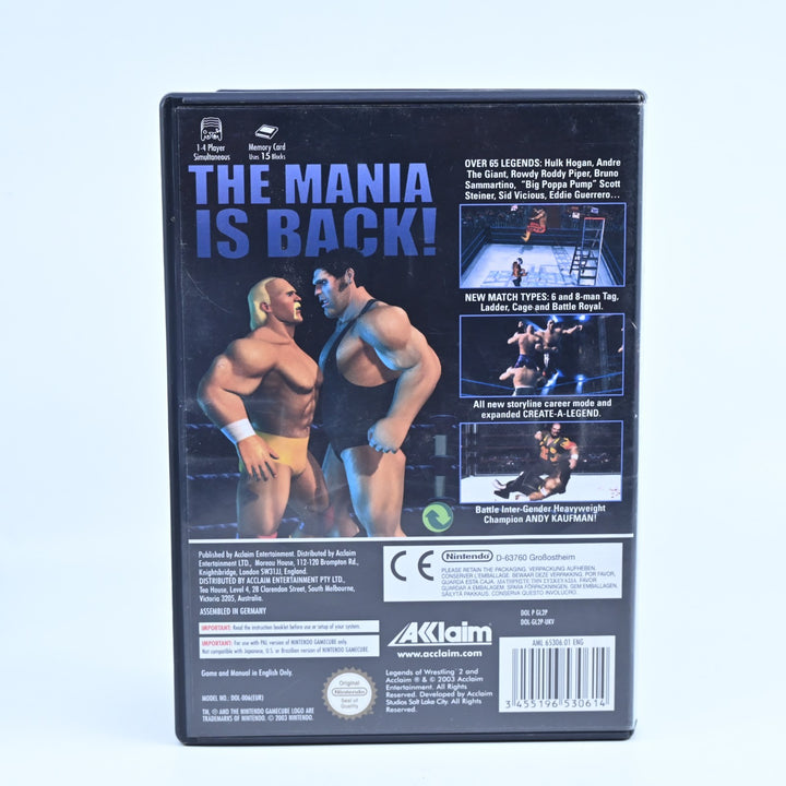 Legends of Wrestling II - Nintendo Gamecube Game - No Manual - PAL - FREE POST!