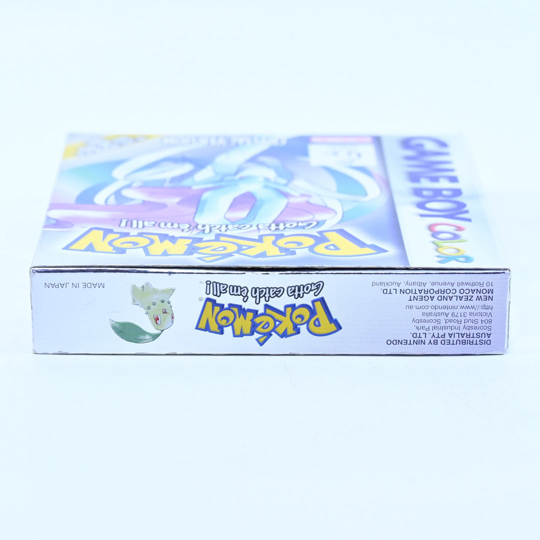 Pokemon Crystal Version - Nintendo Gameboy Color Boxed Game - PAL - NEW BATTERY!