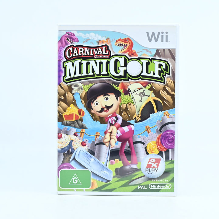 Carnival Games: Mini Golf - Nintendo Wii Game + Manual - PAL - MINT DISC!