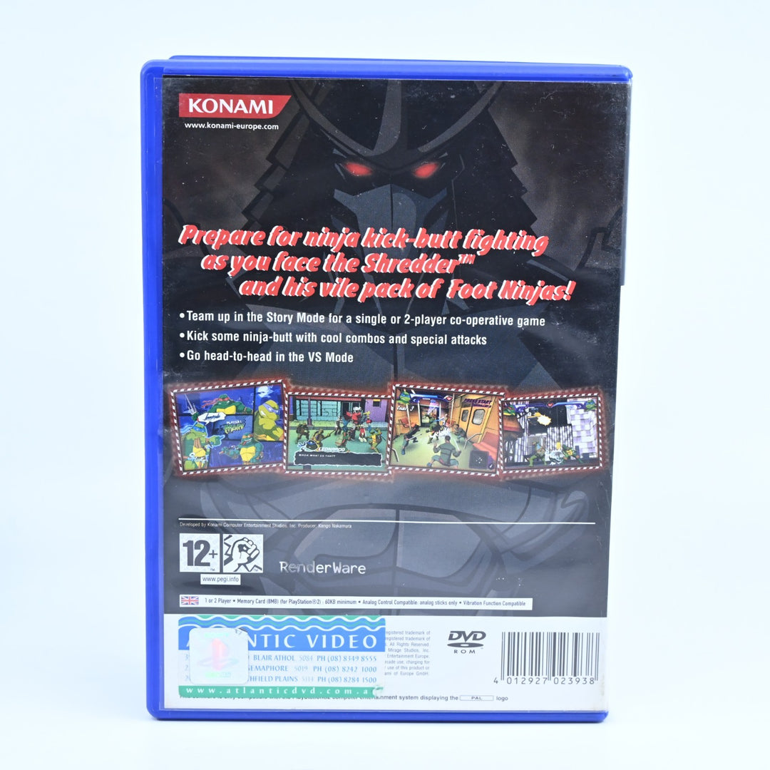 Teenage Mutant Ninja Turtles - Sony Playstation 2 / PS2 Game + Manual - PAL