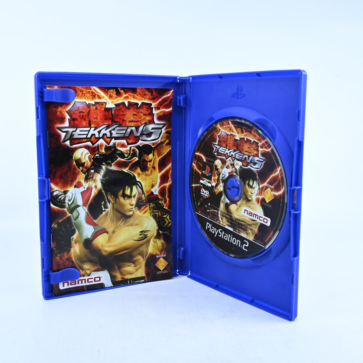 Tekken 5 - Sony Playstation 2 / PS2 Game + Manual - PAL - MINT DISC!