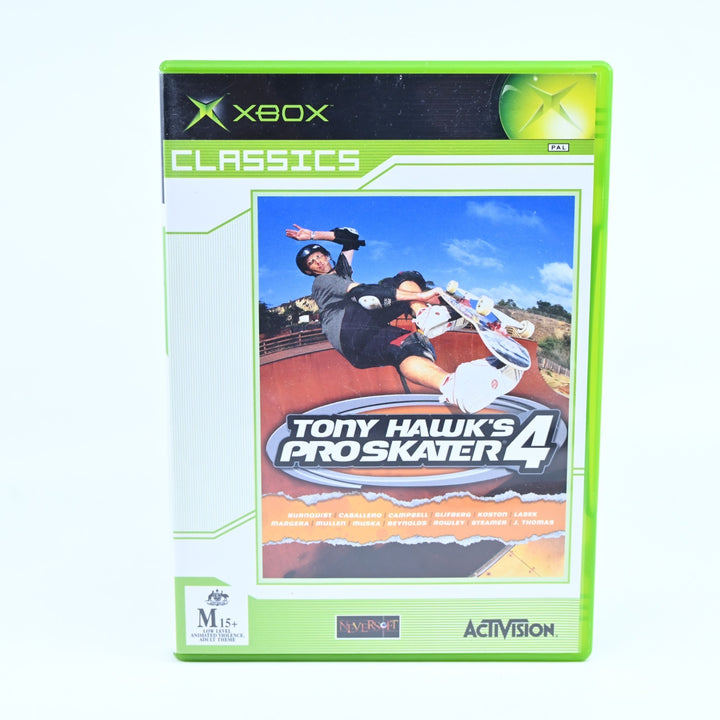 Tony Hawk's Pro Skater 4 - Original Xbox Game - No Manual - PAL - MINT DISC!