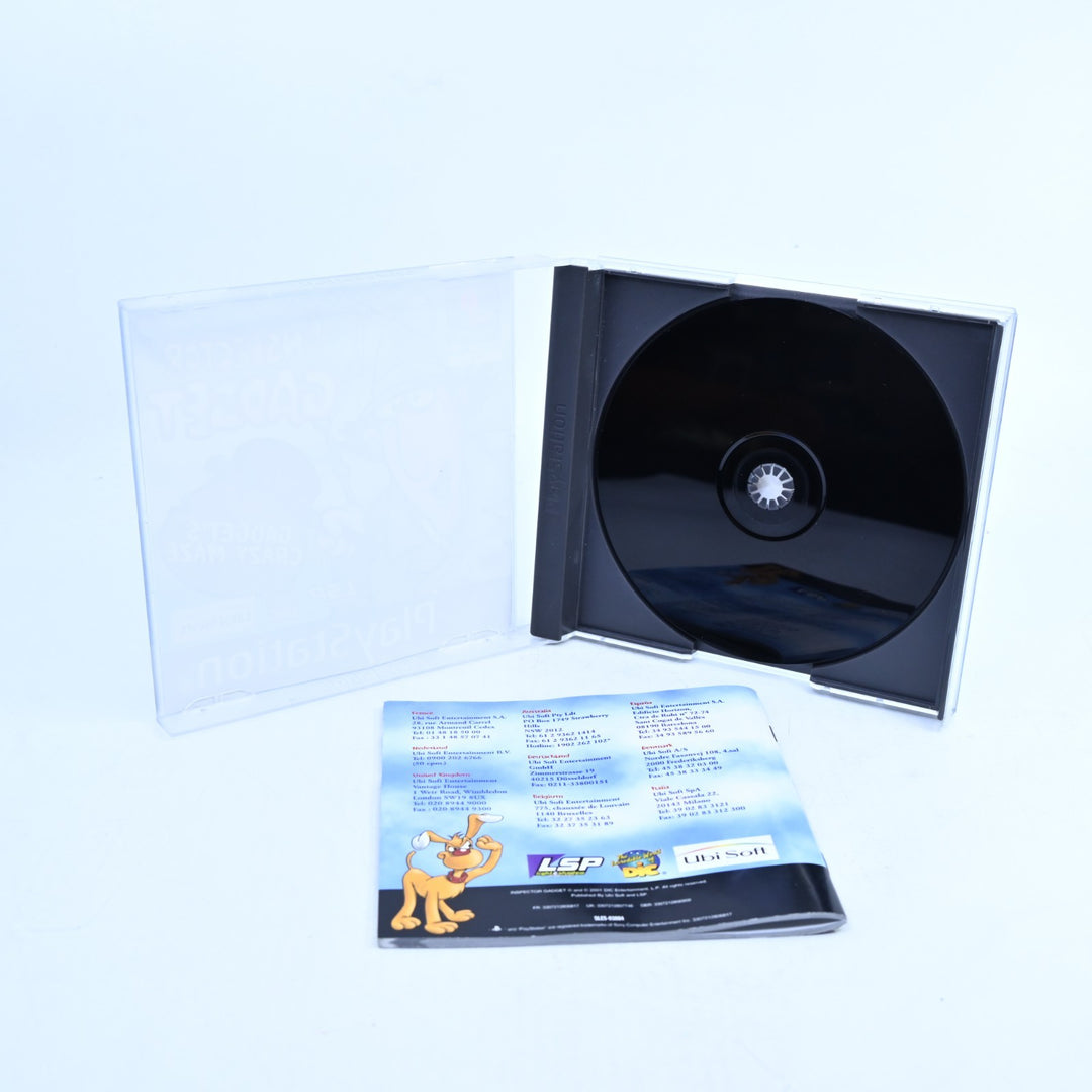 Inspector Gadget: Gadget's Crazy Maze - PS1 Game + Manual - PAL  - MINT DISC!