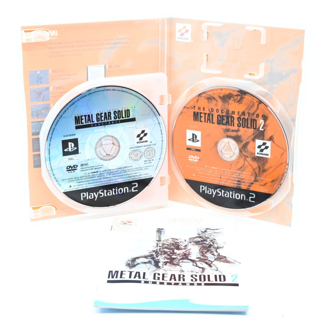 Metal Gear Solid 2: Substance - Sony Playstation 2 / PS2 Game + Manual