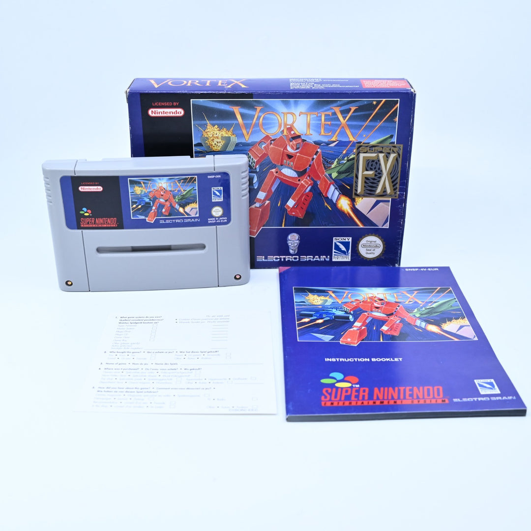 Vortex - Super Nintendo / SNES Boxed Game - PAL - FREE POST!