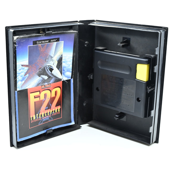 F22 Interceptor Advanced Tactical Fighter - Sega Mega Drive Game - PAL