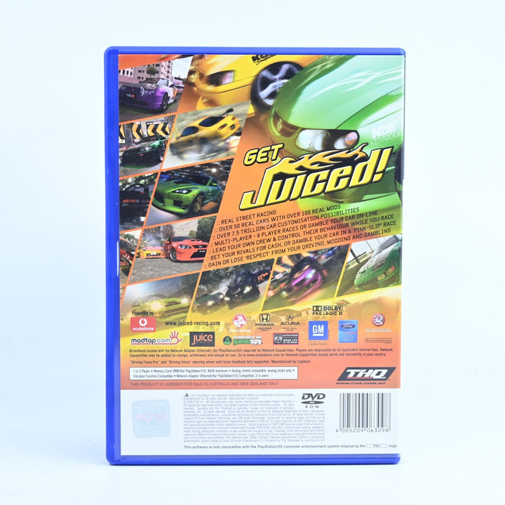 Juiced - Sony Playstation 2 / PS2 Game - No Manual - PAL - MINT DISC!