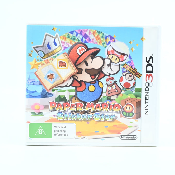 Paper Mario Sticker Star - Nintendo 3DS Game - PAL - FREE POST!