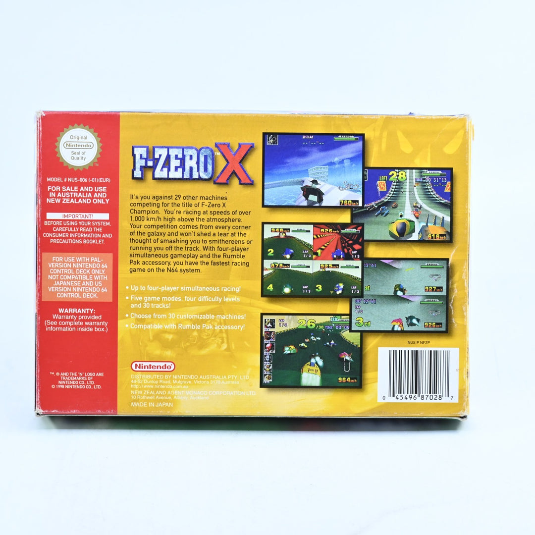 F-Zero X - N64 / Nintendo 64 Boxed Game - PAL - FREE POST!