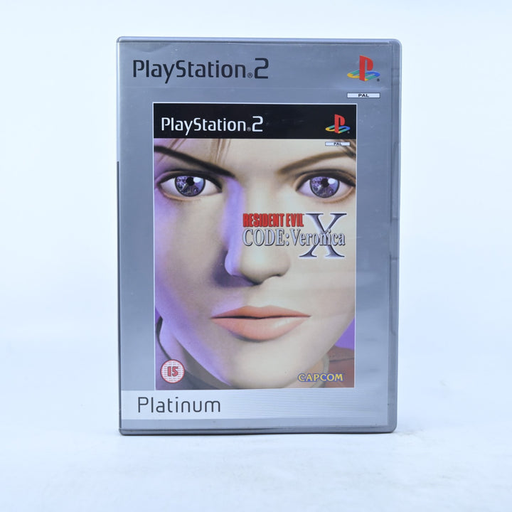 Resident Evil Code: Veronica X - Sony Playstation 2 / PS2 Game + Manual - PAL