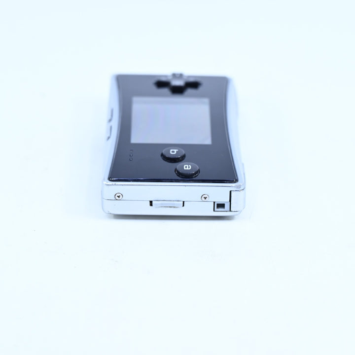 Black / Silver - OXY-001 - Nintendo Gameboy Micro Console / GBA Console - PAL
