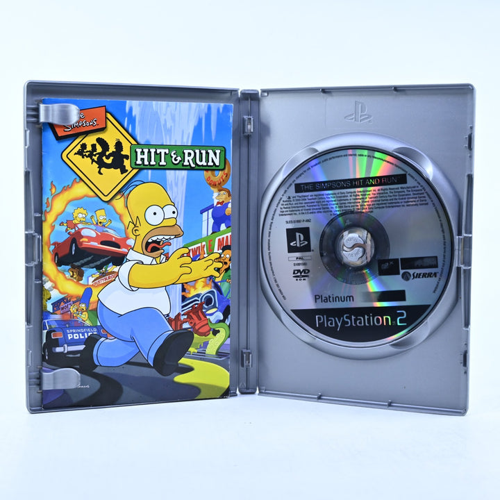 The Simpsons Hit & Run - PS2 Game + Manual - PAL - MINT DISC!