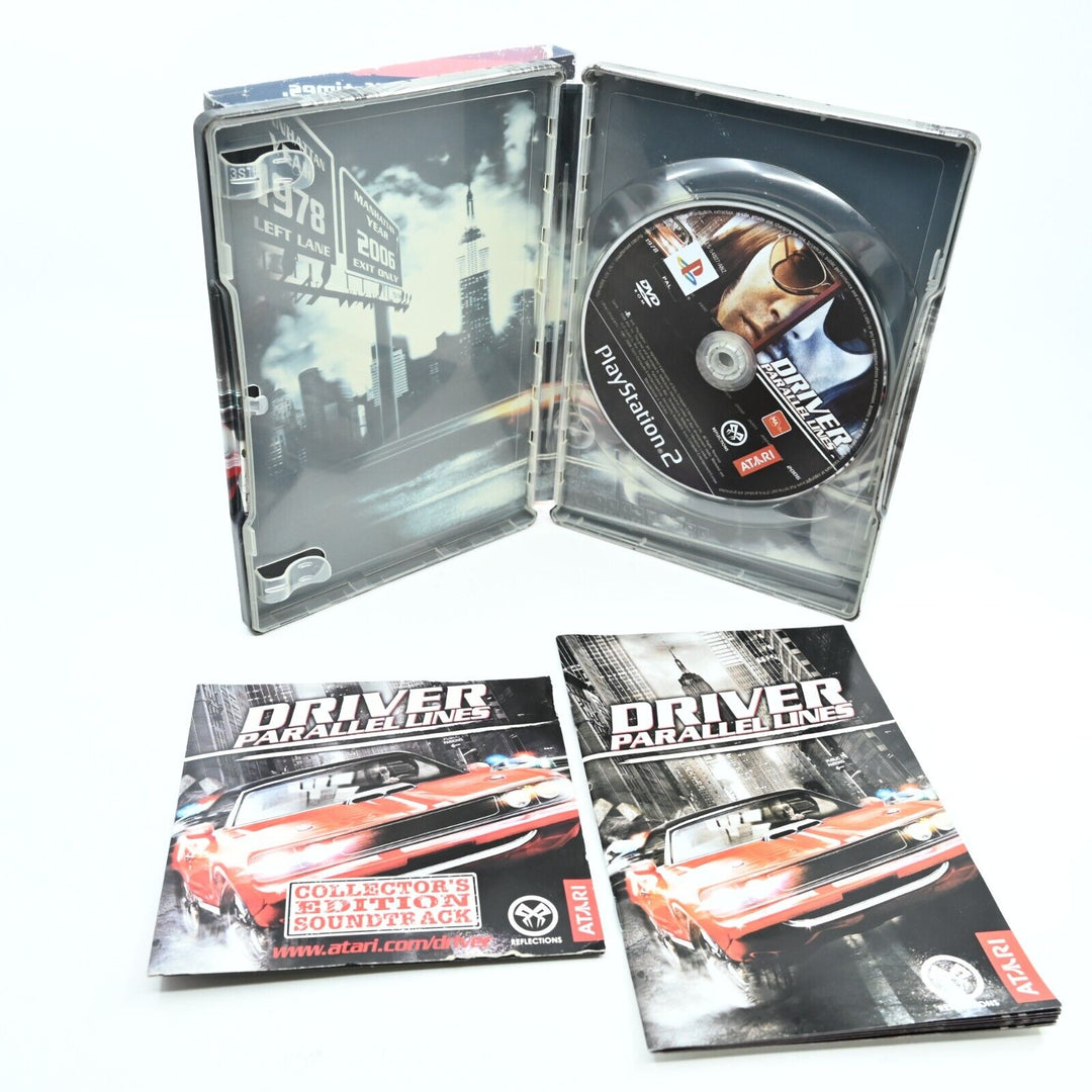 Driver Parallel Lines: Steelbook - Sony Playstation 2/ PS2 Game - MINT DISC