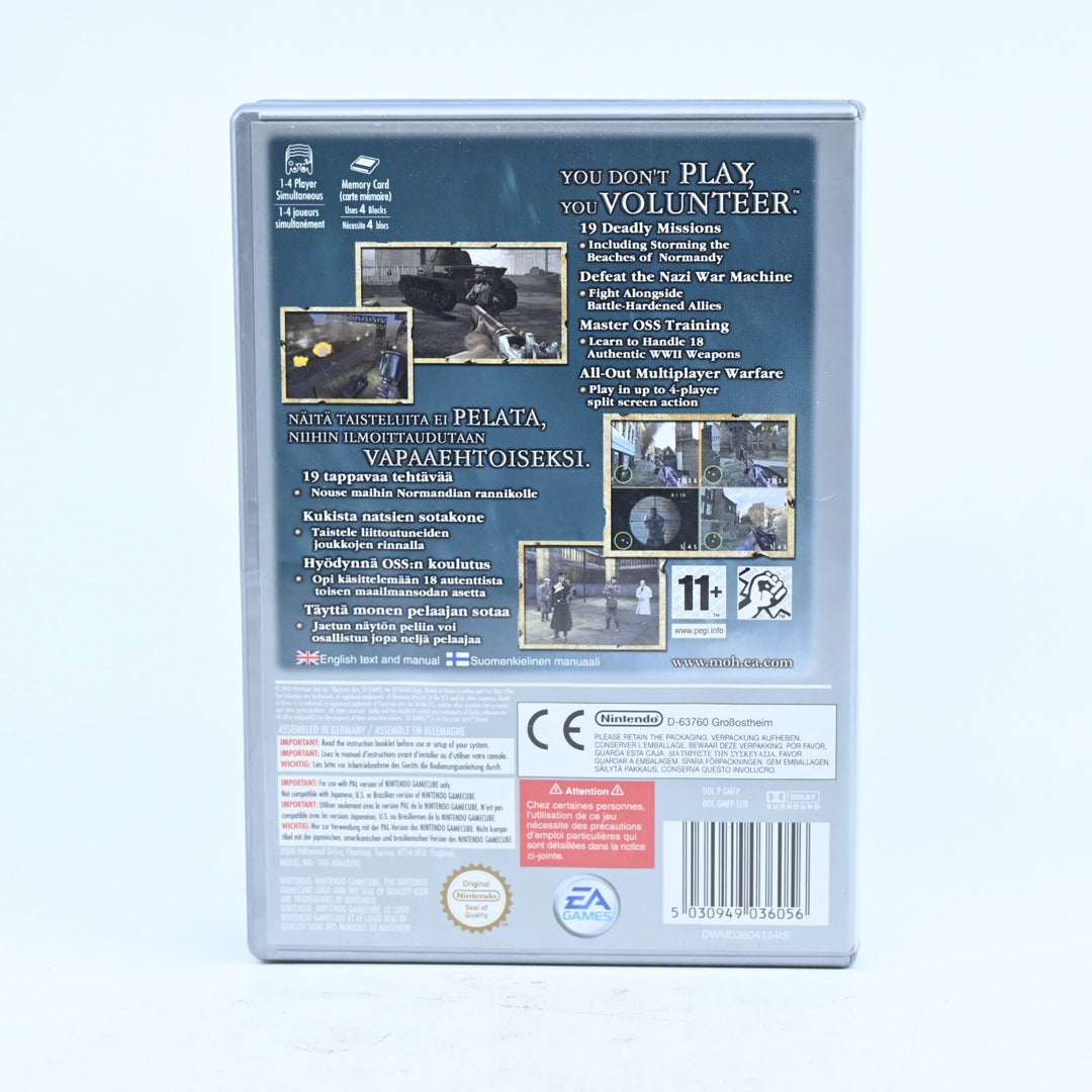 Medal of Honor Frontline - Nintendo Gamecube Game + Manual - PAL - FREE POST!