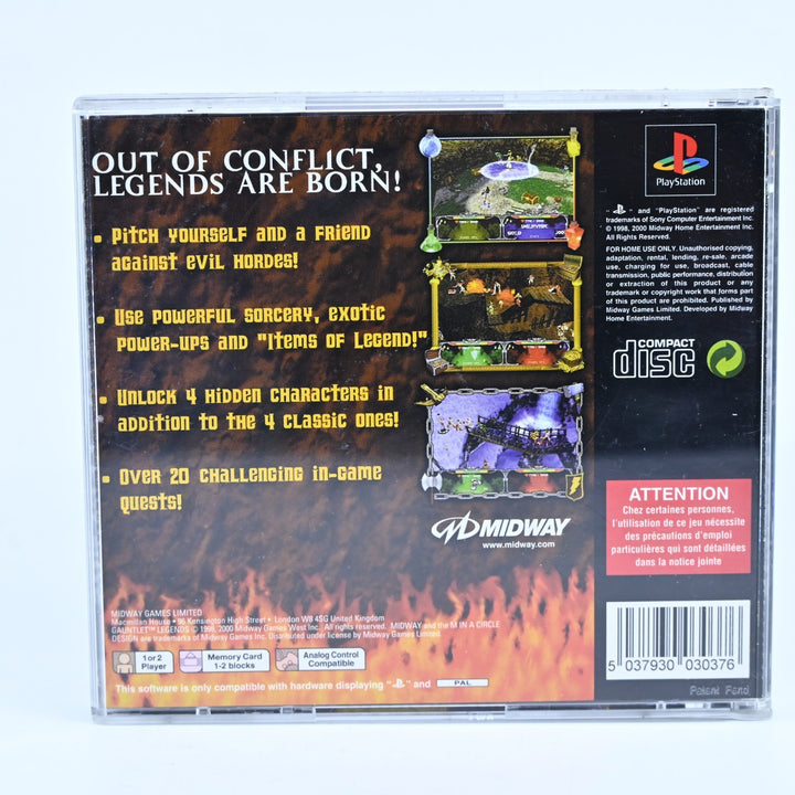 Gauntlet Legends - Sony Playstation 1 / PS1 Game + Manual - PAL - MINT DISC!