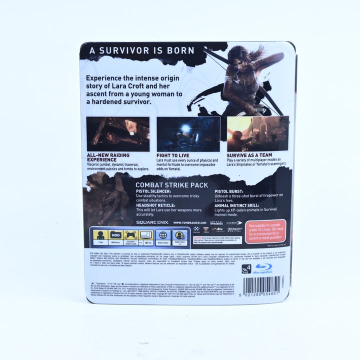 Tomb Raider - Steelbook - Sony Playstation 3 / PS3 Game + Manual - FREE POST!