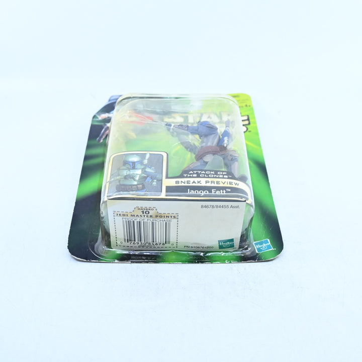 SEALED! Jango Fett - Star Wars: Attack of the Clones Sneak Preview Action Figure
