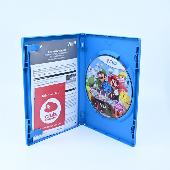 Mario Party 10 + Mario Amiibo - Nintendo Wii U Game - PAL - FREE POST!