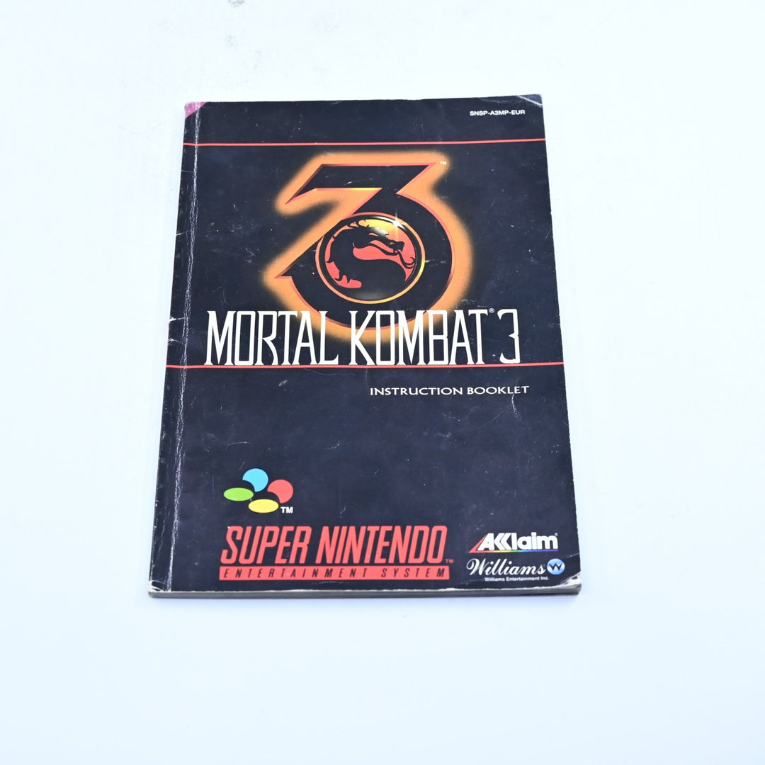 Mortal Kombat 3 - Super Nintendo / SNES Boxed Game - PAL - FREE POST!