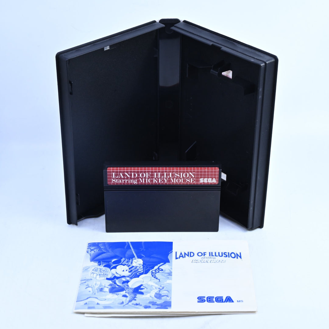 Land of Illusion Starring Mickey Mouse - Sega Master System Game + Manual - PAL