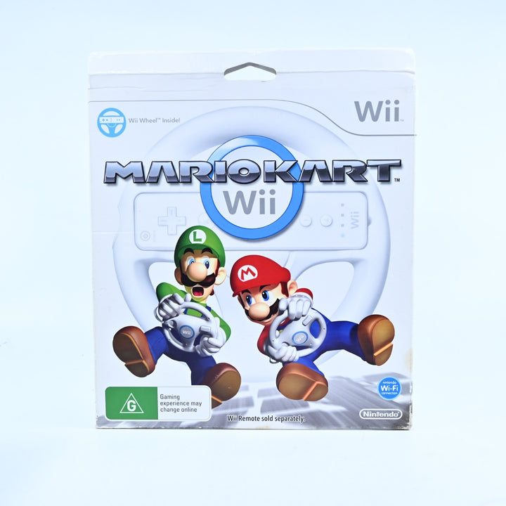 Mario Kart Wii Boxed + Wheel - Nintendo Wii Game + Manual - PAL - MINT DISC!