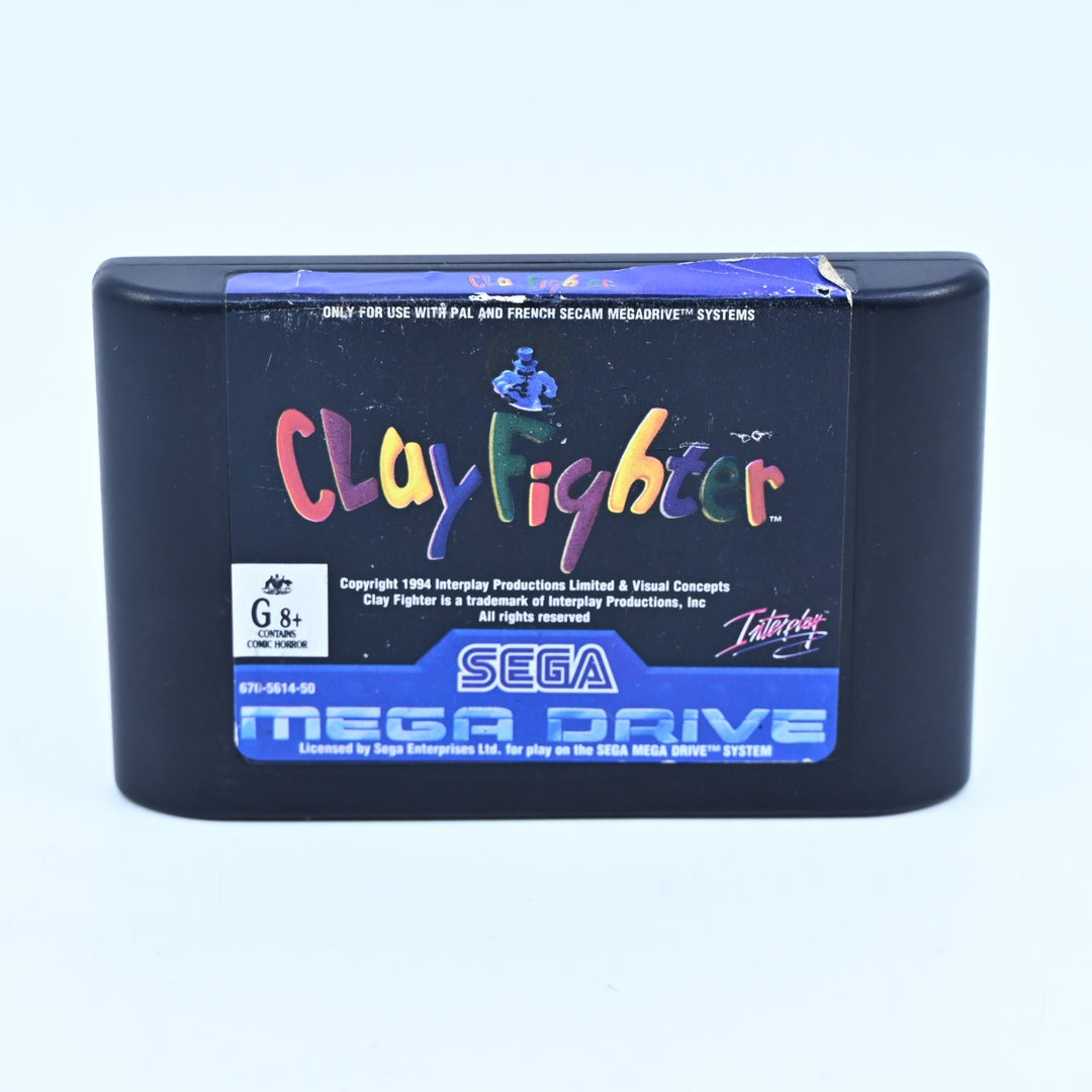 Clay Fighter - Sega Mega Drive Game - Cartridge Only - PAL - FREE POST!