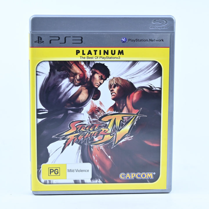 Street Fighter IV - Sony Playstation 3 / PS3 Game + Manual - MINT DISC!