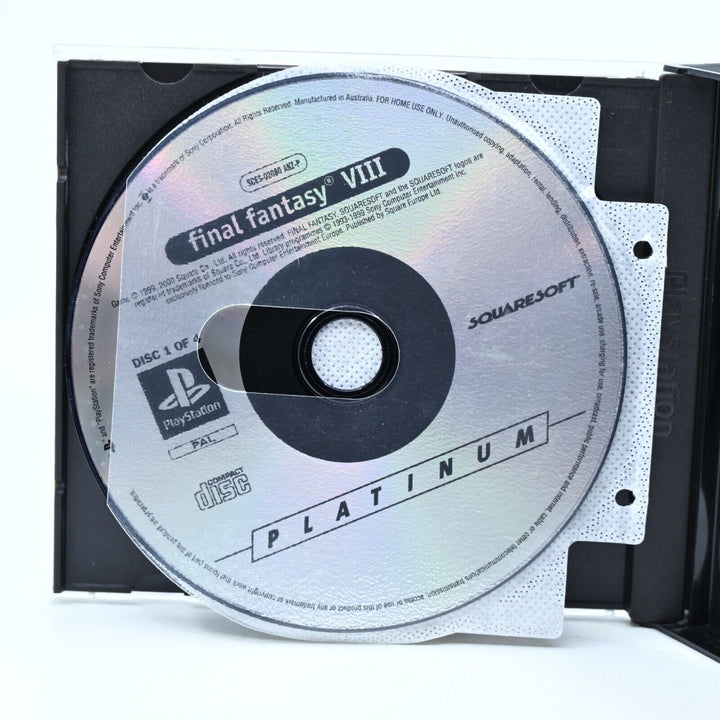 Final Fantasy VIII - Sony Playstation 1 / PS1 Game + Manual - PAL - MINT DISC!