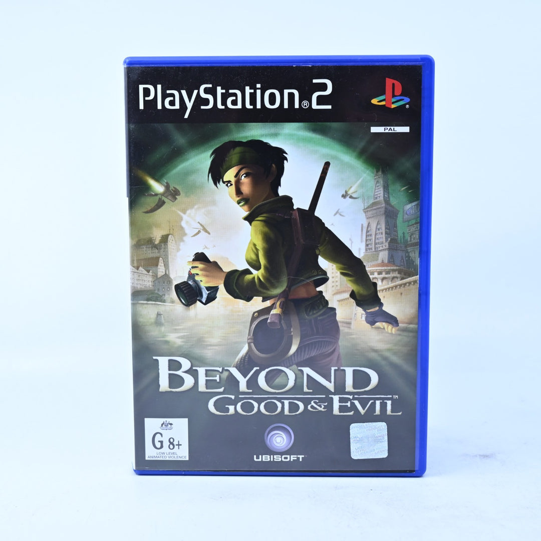 Beyond Good &amp; Evil - Sony Playstation 2 / PS2 Game + Manual - PAL - MINT DISC!