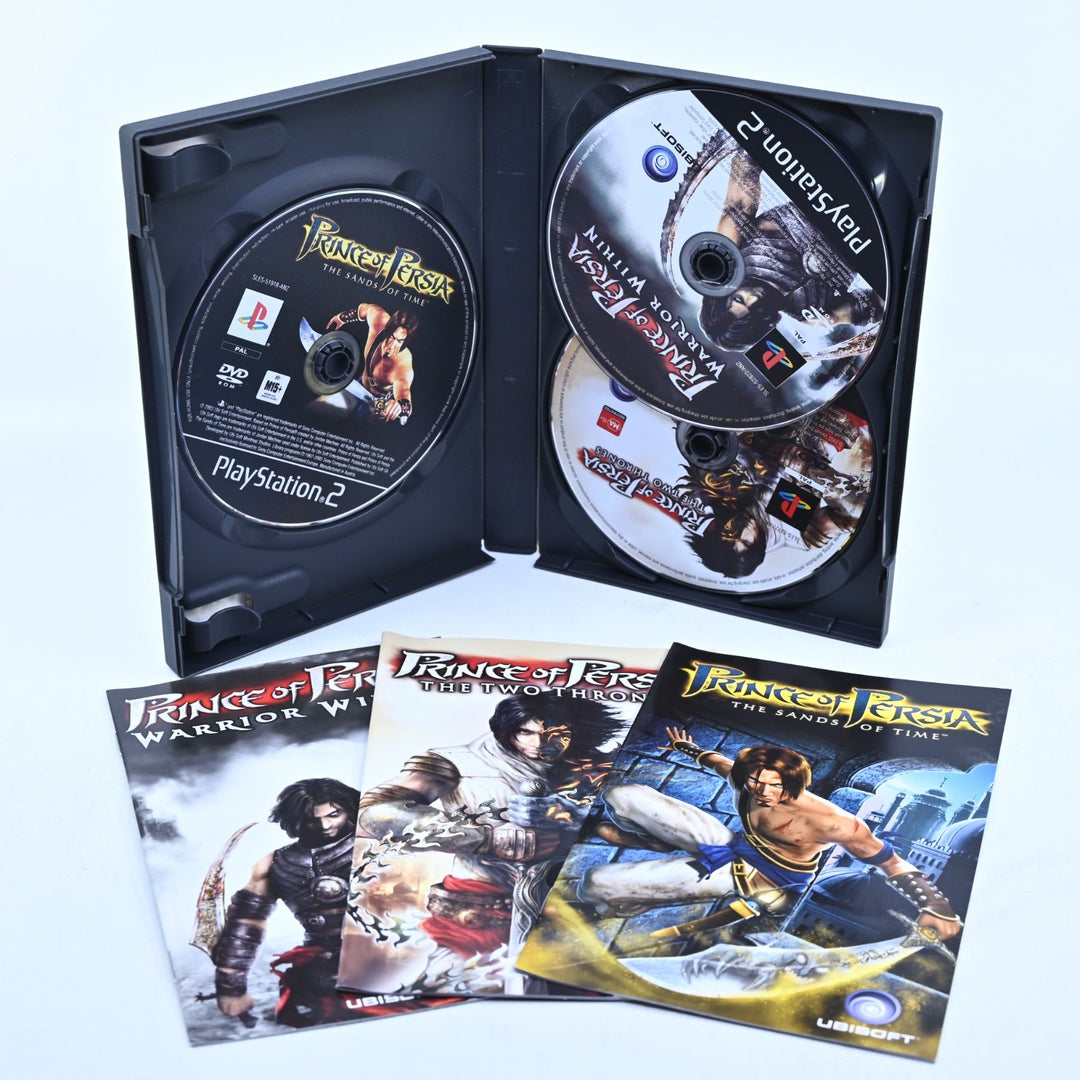 Prince Of Persia: Trilogy - Sony Playstation 2 / PS2 Game + 3 Manuals - PAL