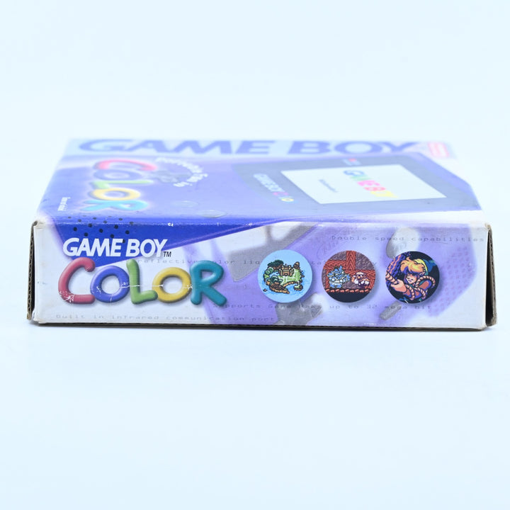 Grape Purple Nintendo Gameboy Color Boxed Console - AUS PAL - Holo label