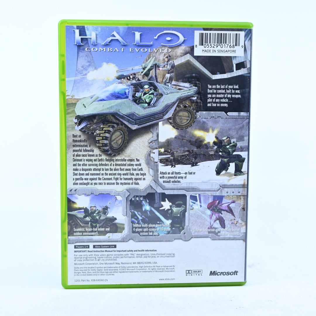 Halo: Combat Evolved - Original Xbox Game + Manual - PAL - MINT DISC!