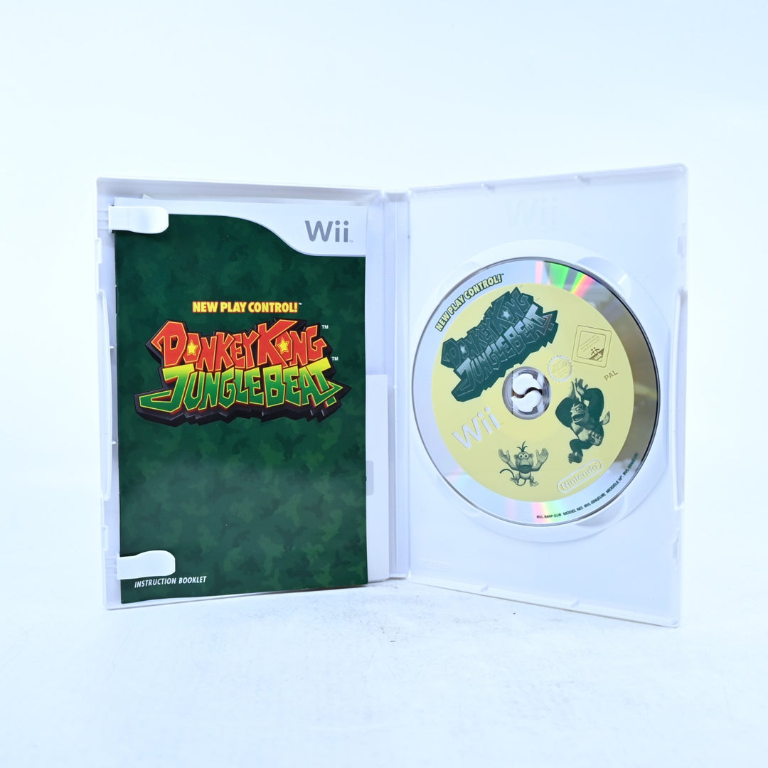 Donkey Kong Jungle Beat - Nintendo Wii Game + Manual - PAL - MINT DISC!