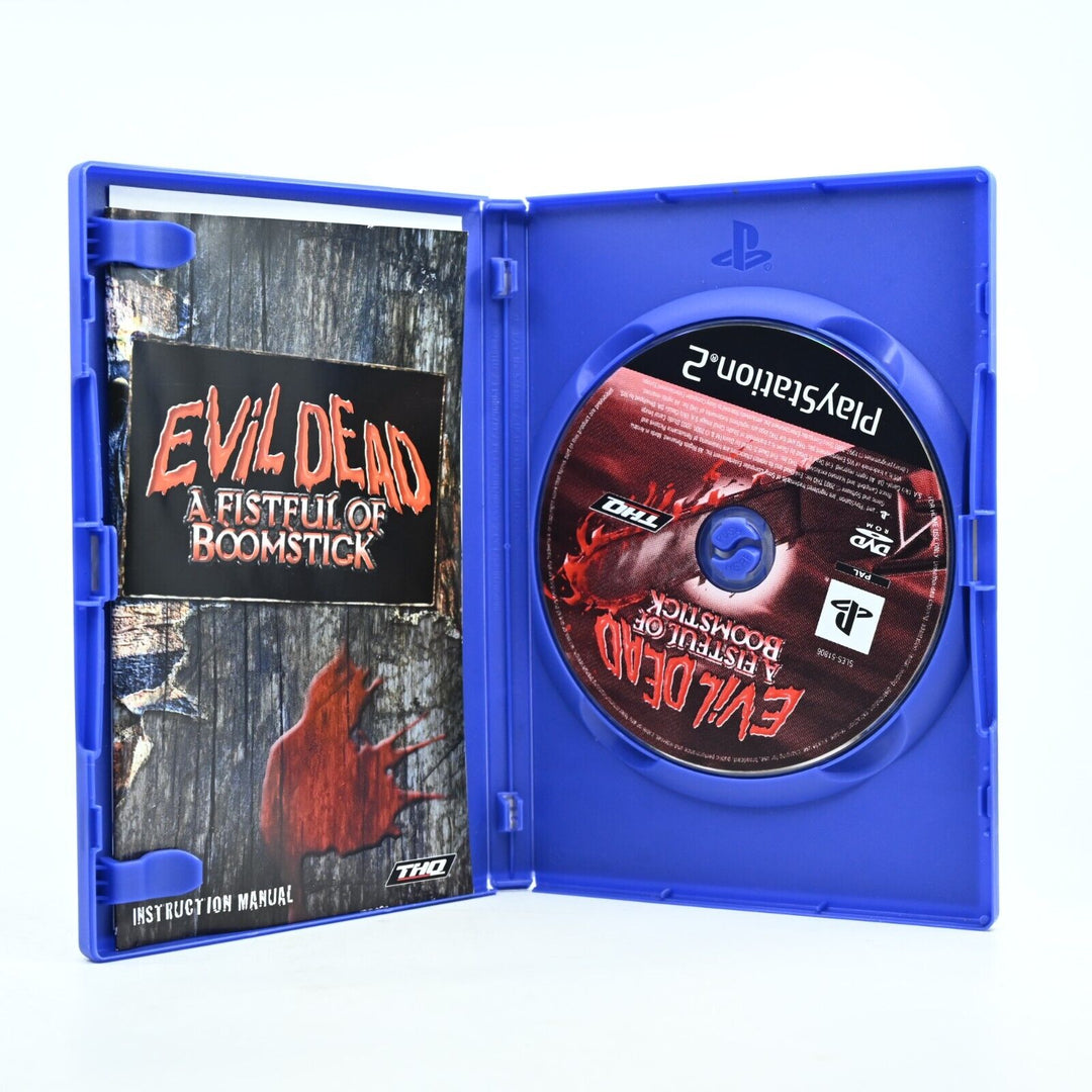 Evil Dead: Fistful of Boomstick - Sony Playstation 2 / PS2 Game + Manual - PAL