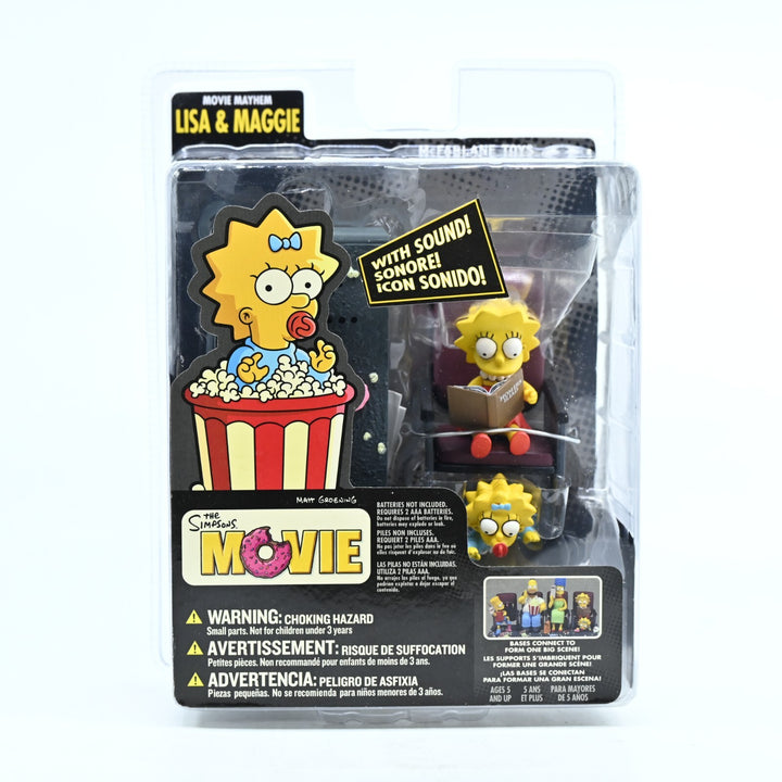 Movie Mayhem Lisa & Maggie - The Simpsons Movie - McFarlane Toys - Toy