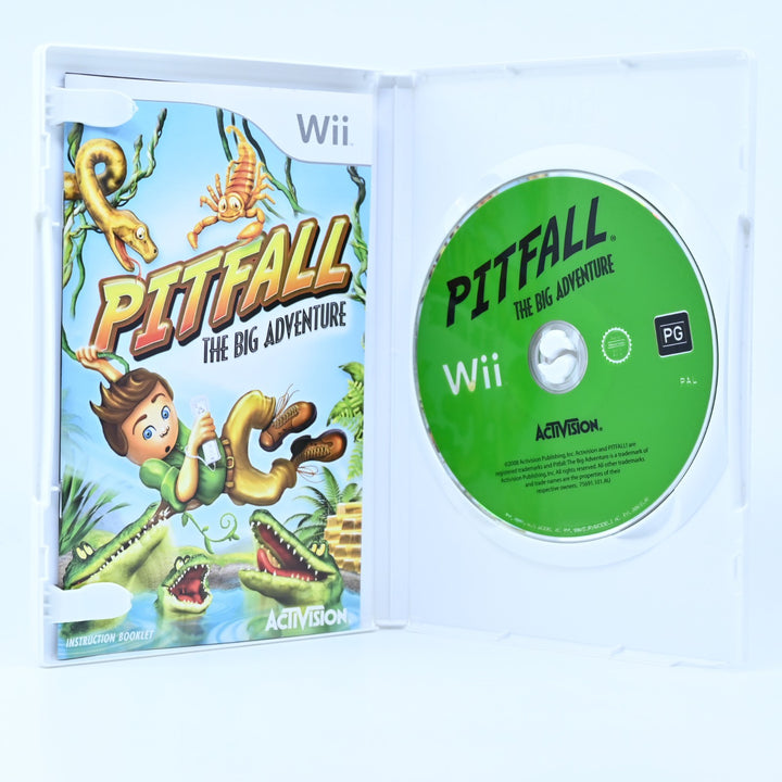 Pitfall: The Big Adventure - Nintendo Wii Game + Manual - MINT DISC!