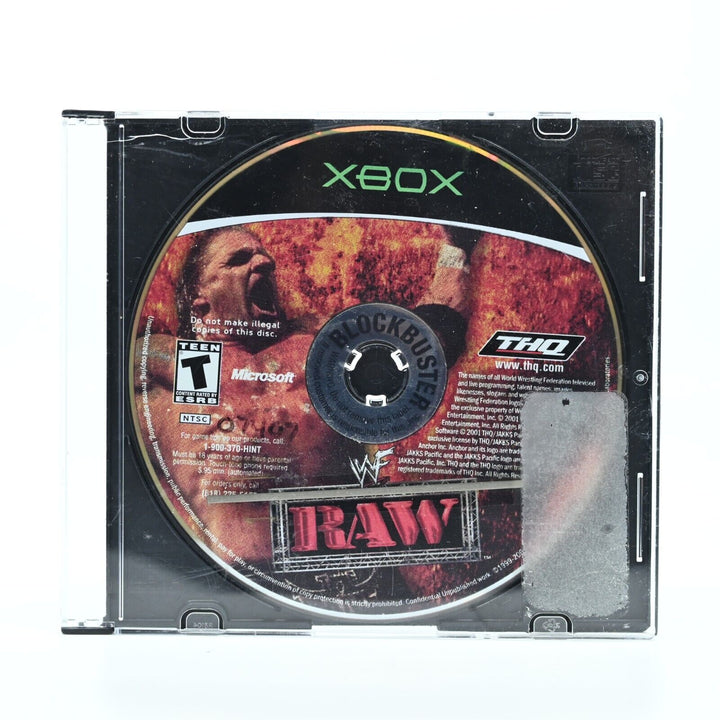 WWF Raw - Xbox Game - Disc Only - NTSC-U/C - FREE POST!